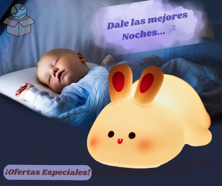 ¡Haz de su Pieza un Lugar Acogedor y Tranquilo! - Lámpara De Conejito Led 🐰💡🐰