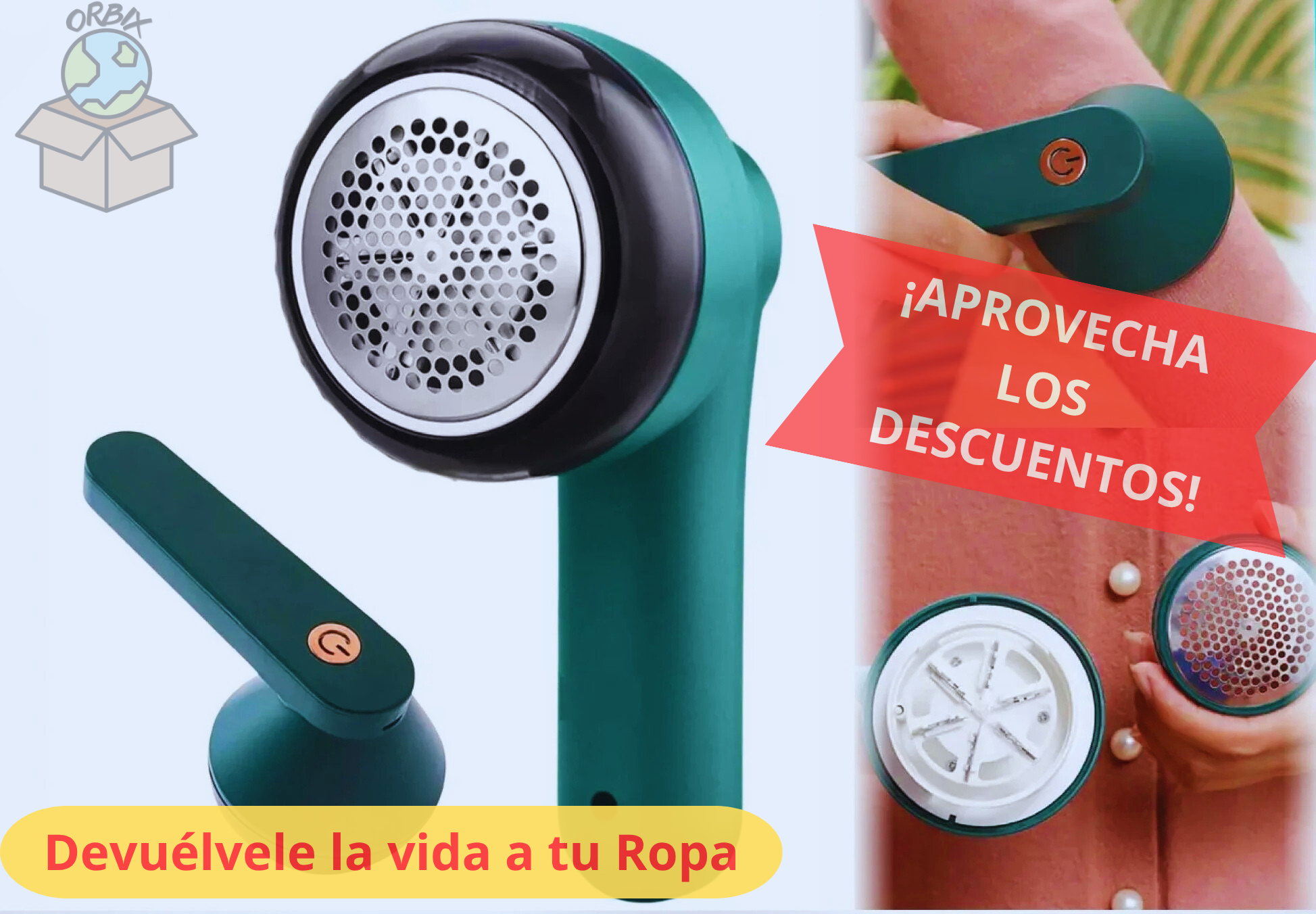 ¡Ropa Nueva Todos los Días! Quita Pelusas Portátil  👔 👗