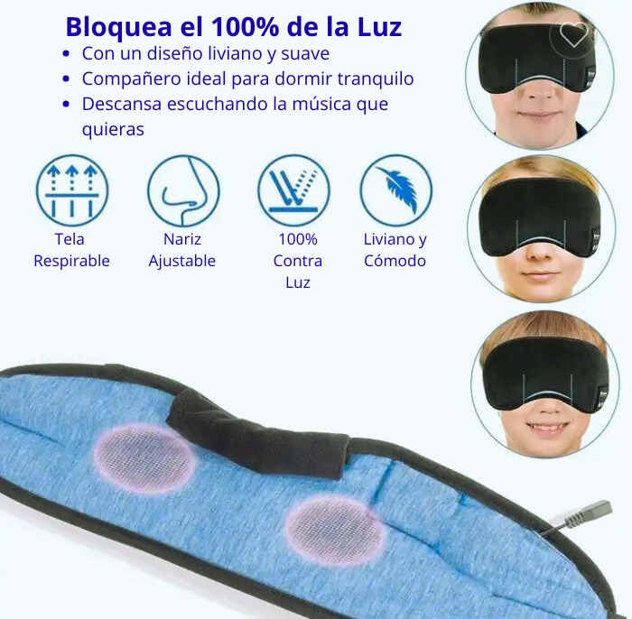 Antifaz Con Audifonos Para Dormir 💤💤