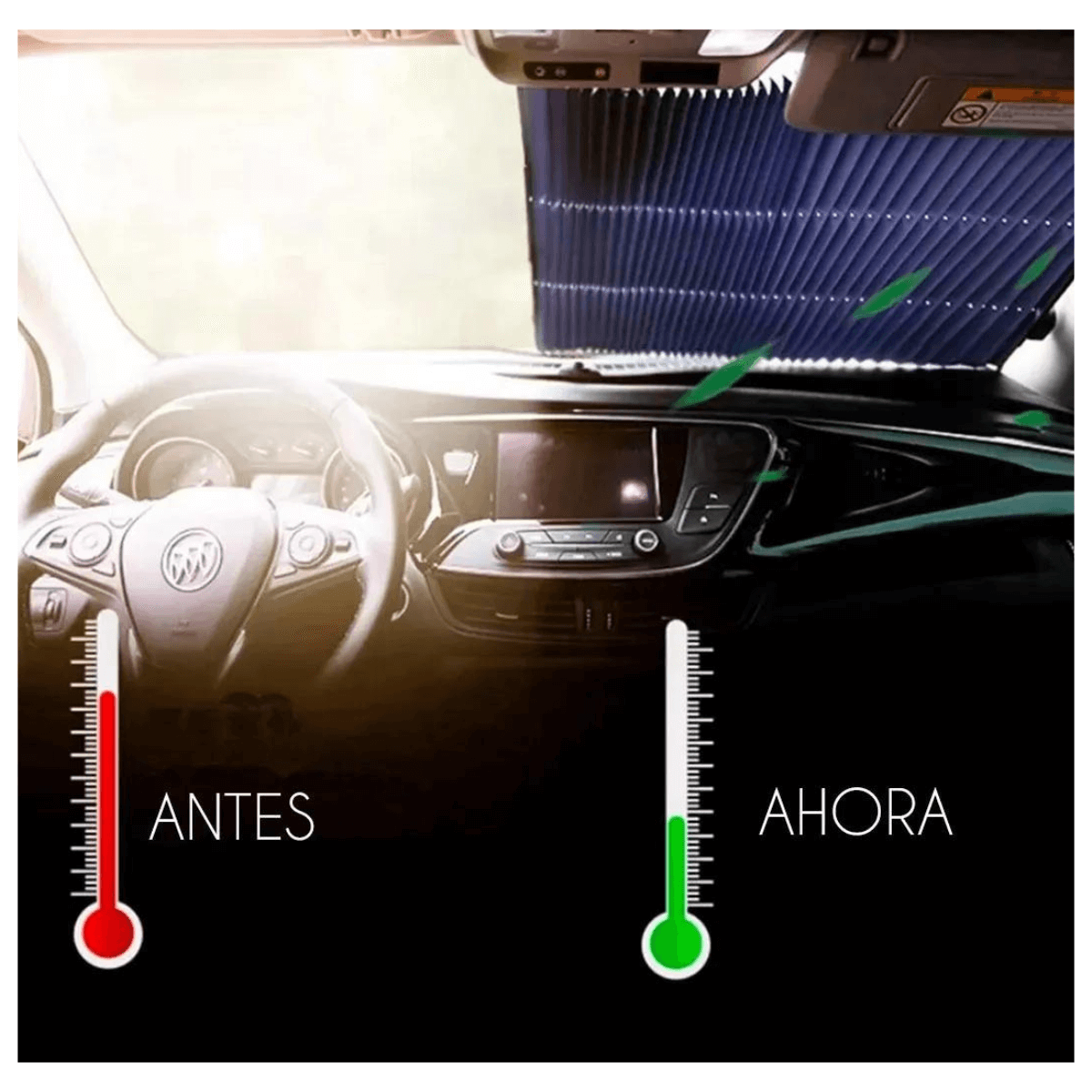 🚫 CoolShade ☀️  - Quitasol Retráctil para Auto 🥵 -> 😎