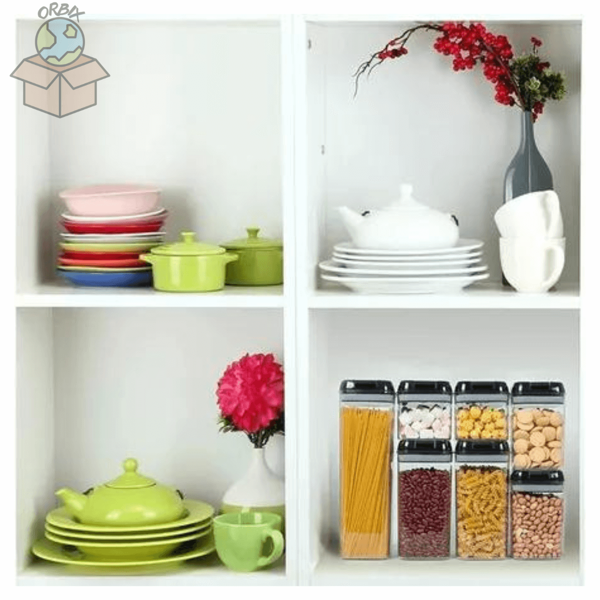 Set de 7 Contenedores Para Alimentos