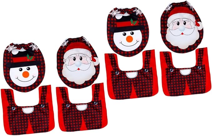 Juego de 2 Cubiertas Navideñas para Inodoros